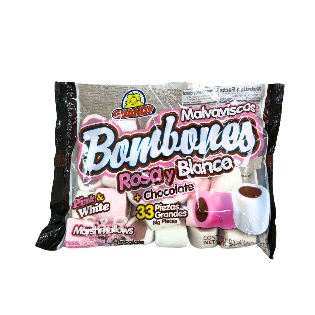 Guandy Bombones Rosa y Blanco Chocolate Marshmallows 225g Guandy Bombones Rosa y Blanco Chocolate Marshmallows 225g